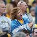 A Michigan dances in the stands during a break in the third quarter at Michigan Stadium on Saturday. Melanie Maxwell I AnnArbor.com